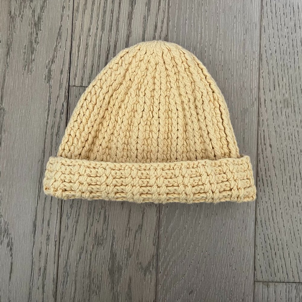 VINTAGE Abercrombie & Fitch Cotton Cable Knit Beanie New